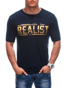 Inny Tmavo modré tričko s nápisom Realist S1928