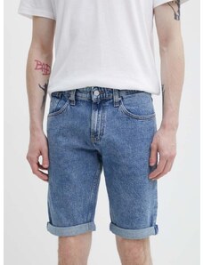 Rifľové krátke nohavice Tommy Jeans pánske,DM0DM19155
