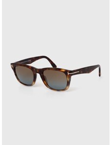 Slnečné okuliare Tom Ford pánske, hnedá farba, FT1076_5456B