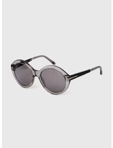 Slnečné okuliare Tom Ford dámske, šedá farba, FT1088_5520C