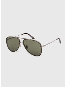 Slnečné okuliare Tom Ford pánske, strieborná farba, FT1071_6214N