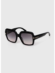 Slnečné okuliare Tom Ford dámske, čierna farba, FT1082_5401B