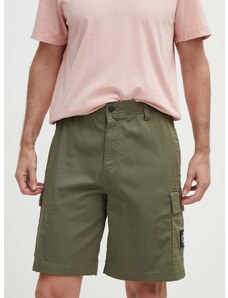 Šortky Calvin Klein Jeans pánske,zelená farba,J30J325140