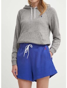 Bavlnené šortky Polo Ralph Lauren fialová farba, jednofarebné, vysoký pás, 211935586