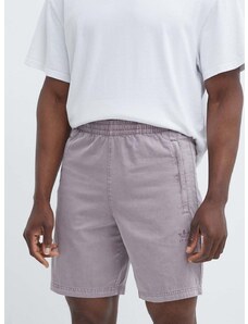 Bavlnené šortky adidas Originals fialová farba, IS1732