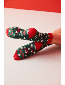 Penti Zelený novoročný koncept ponožky