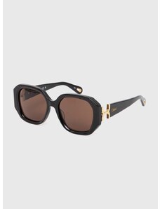 Slnečné okuliare Chloé dámske, čierna farba, CH0236S