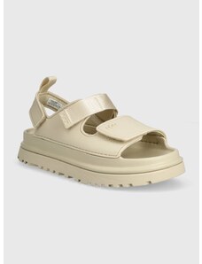 Detské sandále UGG GOLDENGLOW béžová farba