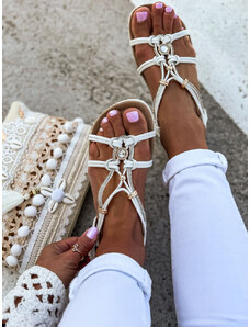 Starstyle Biele dámske sandále HAWIRA