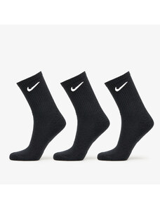 Pánske ponožky Nike Everyday Cushioned Training Crew Socks 3-Pack Black/ White