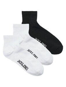 JACK & JONES Ponožky 'LEON' čierna / biela