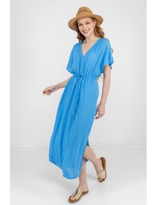 Vero Moda dámské midi šaty Menny modré