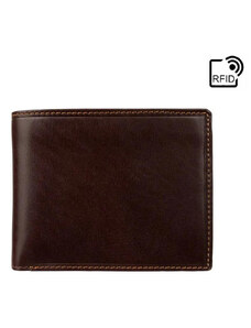 Značková hnedá pánska kožená peňaženka - Visconti (GPPN435)