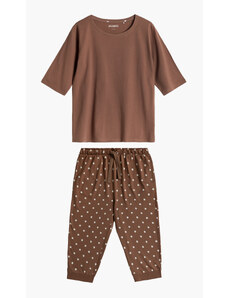 Women's pyjamas ATLANTIC - brown