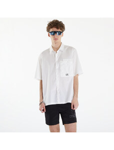 Pánska košeľa C.P. Company Short Sleeve Shirt Gauze White