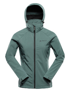 Women's softshell jacket with membrane ALPINE PRO HOORA myrtle