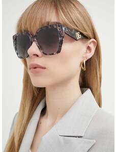 Slnečné okuliare Dolce & Gabbana dámske, čierna farba