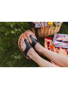 Barefoot sandály s provlečením na palec Be Lenka Promenade Black černá