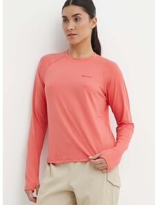 Športové tričko s dlhým rukávom Marmot Windridge ružová farba