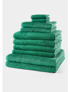 bonprix Súprava uterákov (10-dielna sada), farba zelená, rozm. 0