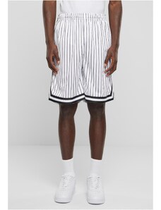 UC Men Striped Mesh Shorts - White/Black