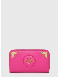 Peňaženka Love Moschino dámska, ružová farba, JC5615PP1ILR0615