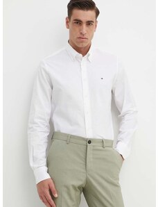 Košeľa Tommy Hilfiger pánska, biela farba, regular, s golierom button-down, MW0MW29969