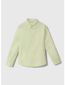 Detská košeľa Guess zelená farba