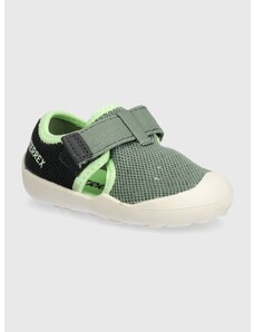 Detské topánky adidas TERREX zelená farba