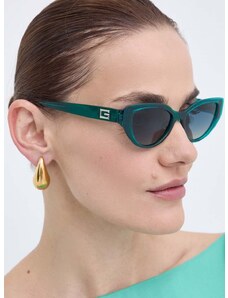 Slnečné okuliare Guess dámske, zelená farba, GU7910_5296P