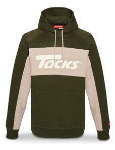 CCM Nostalgia Tacks Logo Fleece Hood SR Sweatshirt, Dark Green, M