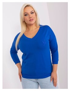 Zonno Kobaltovo modré tričko s 3/4 rukávom
