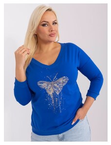 Zonno Kobaltovo modré tričko s potlačou