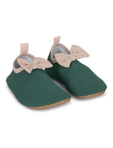 Detské topánky do vody Konges Sløjd zelená farba