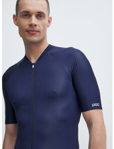 Cyklistické tričko POC Pristine Jersey tmavomodrá farba, jednofarebné