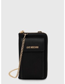 Peňaženka Love Moschino dámske, čierna farba, JC5636PP0GLG100A