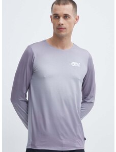 Športové tričko s dlhým rukávom Picture Osborn Printed fialová farba, vzorovaný, MTS1074
