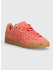 Semišové tenisky adidas Originals oranžová farba, IE5587