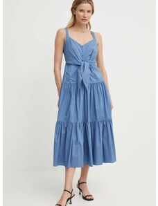 Šaty Lauren Ralph Lauren midi, áčkový strih, 250933434