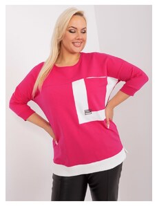 Zonno Fuchsiovo ružové tričko s 3/4 rukávom