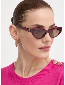Slnečné okuliare Guess dámske, fialová farba, GU7910_5269T