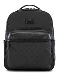 Čierny luxusný batoh WITTCHEN 98-4E-906-1