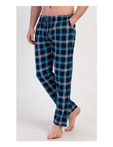 Gazzaz Pánske pyžamové nohavice Patrik, farba tyrkysová, 100% bavlna