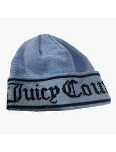 JUICY COUTURE INGRID FLAT KNIT BEANIE ONE SIZE