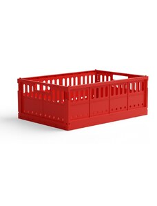Skladacia prepravka maxi Made Crate - so bright red