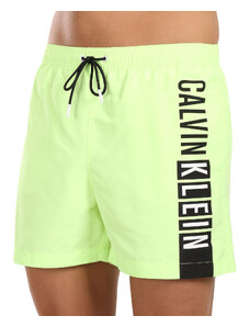 Pánske plavky Calvin Klein zelené (KM0KM00991-M0T)
