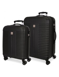 JOUMMA BAGS Sada luxusných ABS cestovných kufrov INDIA Negro, 70cm/55cm, 5089521