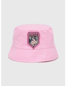 Detský klobúk Guess ružová farba