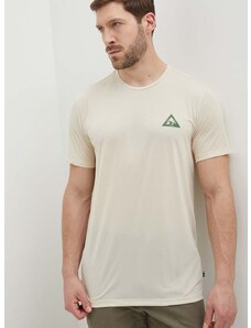 Športové tričko Picture Travis béžová farba, s potlačou, MTS785