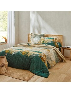 Blancheporte Bavlnená posteľná bielizeň Jane zn. Colombine s potlačou listov zelená 103